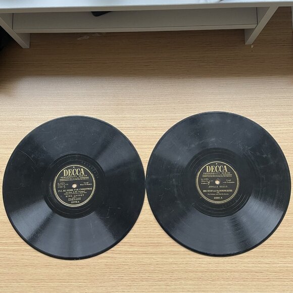 Bing Crosby Merry Christmas 4 Records Album Set 78 rpm Original 1945 Decca A-550 - Picture 6 of 8